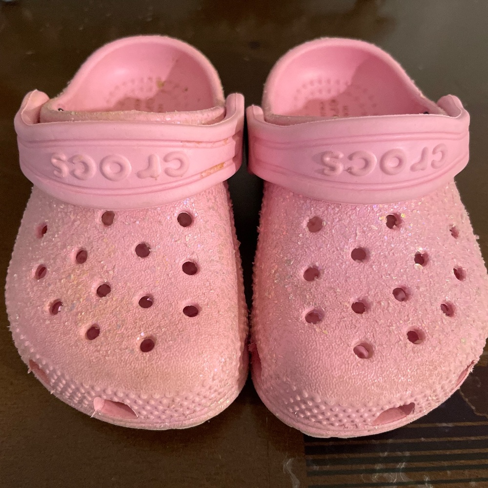 Sparkly Crocs